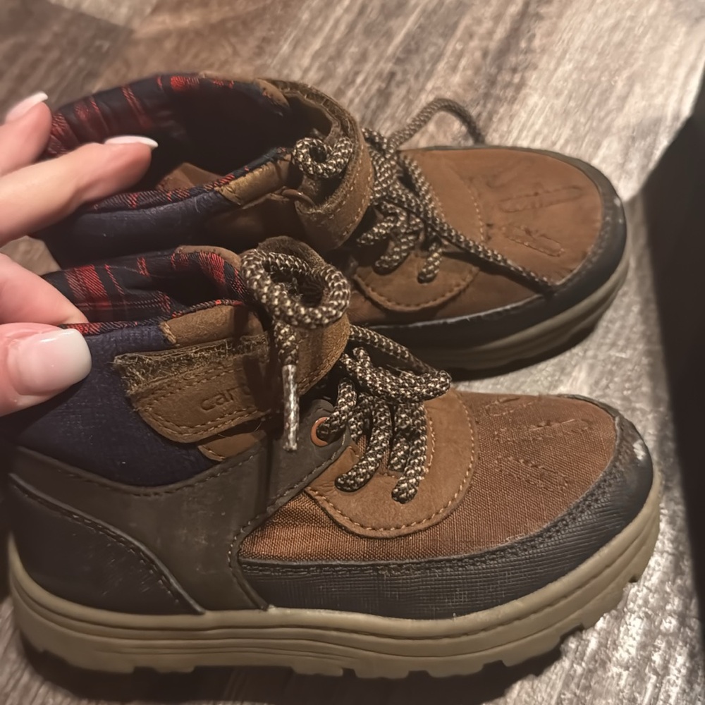 Carter's Tan and Black Kids Boots